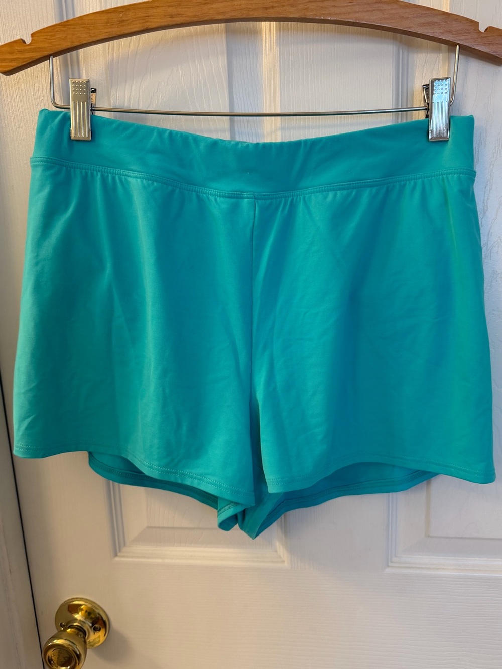 Lands' End Women's Quick Dry Board Shorts in Turquoise Sz 6